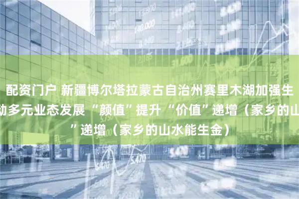 配资门户 新疆博尔塔拉蒙古自治州赛里木湖加强生态修复 带动多元业态发展 “颜值”提升 “价值”递增（家乡的山水能生金）