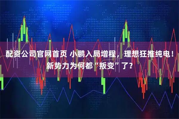 配资公司官网首页 小鹏入局增程，理想狂推纯电！新势力为何都“叛变”了？